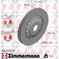 Produktbild: ZIMMERMANN 2x Bremsscheibe vorne Ø399.5 mm belüftet für VW Touareg CR7 3.0 TDI