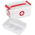 Produktbild: sunware the q-line Erste-Hilfe-Box 6,0 l weiß/rot 30,0 x 20,0 x 14,5 cm, 1...