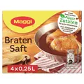 Produktbild: Maggi Bratensaft zum Abrunden oder zu Fleisch 72g 4er für 4x 250ml