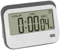 Produktbild: TFA Dostmann Digitaler Timer mit Stoppuhr und Wecker Timer Weiß, Grau digital