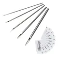 Produktbild: Piercing Nadeln 50PCS Edelstahl Piercingnadel Einweg Piercing Kanülen Gemisch...