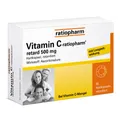 Produktbild: Vitamin C-Ratiopharm retard 500 mg Kapseln 30 St Retard-Kapseln