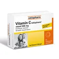 Produktbild: Vitamin C-ratiopharm retard 500 mg: Das Kraftpaket für Ihre Abwehrkräfte. Wirkt hochdosiert gegen Vitamin C-Mangel, 30 Hartkapseln