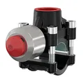 Produktbild: Flamco T-plus Temperguss DN50 2 x 1 1/4 Gusseisen, für stahlrohre 90650