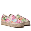 Produktbild: TONI PONS Pola Espadrilles, geschlossen, Baumwolle, bestickt, mehrfarbig, Mosaik, 38 EU