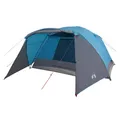 Produktbild: vidaXL Vorzelt Campingzelt mit Vorzelt 4 Personen Blau Wasserdicht, (1 tlg)