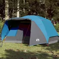 Produktbild: Campingzelt mit Vorzelt 4 Personen Blau Wasserdicht
