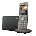 Produktbild: Gigaset CL660 - Schnurloses DECT-Telefon ohne Anrufbeantworter mit großem TFT-Farbdisplay - moderne Benutzeroberfläche, schlankes Design Telefon, anthrazit-metallic [Deutsche Version]