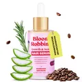 Produktbild: Haarwachstum beschleunigen mit Rosmarin -Extrakt - Bloom Robbins - Naturliches Haarserum 50ml für gesunde Haare und Kopfhaut - Reduziere Haarausfall - Haaröl mit Aloe Vera, Koffein und Lactobacillus
