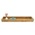 Produktbild: Spetebo XXL Holz Dekotablett, Rechteckig - 95 x 18 cm - Serviertablett extra lang mit Griffen - Kerzentablett Servierschale Tisch Deko Servier Kerzen Brett Weihnachten
