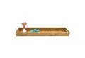 Produktbild: Spetebo Kerzentablett XXL Holz Dekotablett - 95 x 18 cm (Set, 1 St., 1 Tablett)