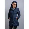 Produktbild: Tatonka Wintermantel Stir Hooded Coat (wasser- und winddicht, atmungsaktiv) dunkelblau Damen