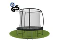 Produktbild: Zero Gravity Gartentrampolin Ø183/244/305/366/427 cm, Leiter & Sicherheitsnetz, TÜV cert, Trampolin