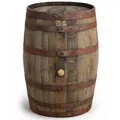 Produktbild: Temesso Stehtisch Whiskyfass 190l original aus Schottland braun