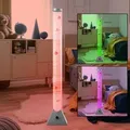 Produktbild: Rgb led Steh Leuchte Wohn Zimmer Wasser Sprudel Säule Deko Fische Stand Lampe