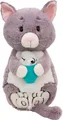 Produktbild: Nici Kuscheltier Homies GREEN, Katze grau & Fisch 40x20 cm