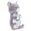 Produktbild: NICI Kuscheltier Katze grau & Fisch 40 cm grau weiß
