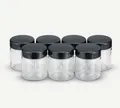 Produktbild: Severin EG 3514 Joghurt Ersatzgläser mit Deckel Schwarz 7x 150ml