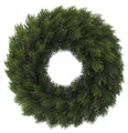 Produktbild: Künstlicher Weihnachtskranz Türkranz Tischkranz Grün Kunststoff Ø 38 cm