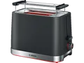 Produktbild: BOSCH TAT4M223 My Moment Kompakt Toaster Schwarz (950 Watt, Schlitze: 2)