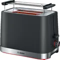 Produktbild: Bosch TAT4M223 My Moment Kompakt Toaster Schwarz 950 Watt Schlitze: 2