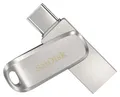 Produktbild: Sandisk Ultra Dual Drive Luxe USB Type-A / USB Type-C Stick 128 GB  Edelstahl