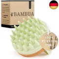 Produktbild: BAMBUA Kopfhaut Massagebürste - (Anti-Schuppen Effekt) Kopfmassage Bürste - Zur