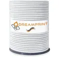 Produktbild: Dreamprint Expanderseil 100m Weiß 10mm Ø – Gummiseil, Planenseil, elastisches Seil für Innen & Außen – Wetterfest & Reißfest – Ideal für L