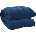 Produktbild: vidaXL Gewichtsdecke Blau 137x200 cm 10 kg Stoff Modell 2