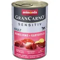 Produktbild: Gran Carno Hunde-Nassfutter Sensitiv Rind und Kartoffel 400 g