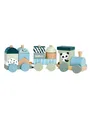 Produktbild: Eichhorn Wooden Block Train Panda 16 pieces.