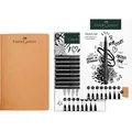 Produktbild: Faber-Castell Zeichenset 267102 Pitt Artist Pen, Fineliner, Filzstift, Brush Pen, Sketchbook, 9-tlg