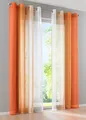 Produktbild: 2er Pack Gardinen Farbverlauf Vertikal  »Modena« Ösen HxB 175x140 cm Orangetöne