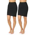 Produktbild: Merry Style Unterrock Damen kurz MS10-204 (2-tlg) aus Viskose schwarz XL