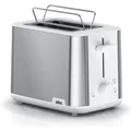 Produktbild: Braun HT 1510 WH Kompakt-Toaster weiß integr. Brötchenaufsatz BPA frei 900 Watt