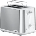 Produktbild: Braun HT1510WH Toaster Toastautomat Brötchenaufsatz 2 Scheiben 900 W
