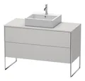 Produktbild: Duravit Xsquare Waschtischunterbau für Konsole 2 Auszüge 1200 x 548 x 778 mm Nordic Weiß Seidenmatt - XS492203939