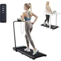 Produktbild: Walking Pad Laufband unter den Schreibtisch, Laufband zum Arbeiten, klappbares Laufband mit 120 kg Tragkraft, tragbares 2 in 1 Pad mit 2,5 ps,