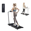 Produktbild: VEVOR Laufband Elektrisch Fitnessgerät Heimtrainer Griffstange 120kg 1-10km/h