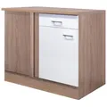 Produktbild: Eckunterschrank Samoa Weiß/Eichefarben