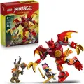 Produktbild: LEGO NINJAGO Kais Drachen-Mech Battle Set - Ninja Spielzeug für Jungen und Mädchen - Modellbau mit Actionfigur, 3 Minifiguren und Katanas - Gesch... - Bronze