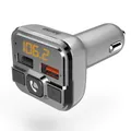 Produktbild: Bluetooth FM Transmitter fürs Autoradio mit Kfz Ladegerät Freisprecheinrichtu...