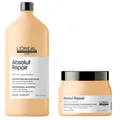 Produktbild: Loreal Serie Expert Absolut Repair Shampoo 1500ml + Maske 500ml = 2000ml-SET