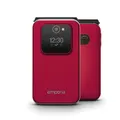 Produktbild: Emporia JOY 2G Red - Modell 2025 Handy (Seniorenhandy, Klapp) #12609536