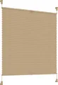Produktbild: Sonello Plissee Klemmfix ohne Bohren 80cm x 140cm Beige Faltrollo Plisseerollo Jalousie für Tür & Fenster Blickdicht Sichtschutz Sonnenschutz Fertifplissee Rollo