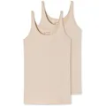 Produktbild: SCHIESSER Damen Trägertop, 2er Pack - Single Jersey, Serie 95/5, uni