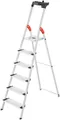 Produktbild: Hailo Stehleiter L80 ComfortLine, Alu-Sicherheits-Stehleiter 6 Stufen