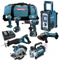 Produktbild: MAKITA LXT 18V 12tlg. Akku Werkzeug Set + DVP180 Z Akku-Vakuumpumpe Klimaanlage