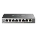 Produktbild: TP-Link TL-SG608E 8-Ports Gigabit Easy Smart Managed Netzwerk Switch (Plug-and-Play, Metallgehäuse, QoS, IGMP-Snooping, VLAN, zentrales Management, energieeffizient)