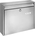 Produktbild: Burg Wächter Briefkasten Borkum, Edelstahl, Einwurf DIN C4, mit Öffnungsstopp 121198